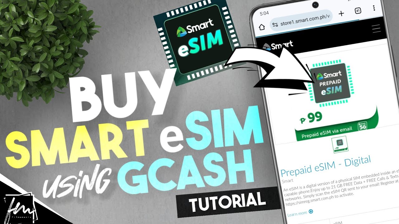 Как купить Smart Prepaid eSim и оплатить через Gcash