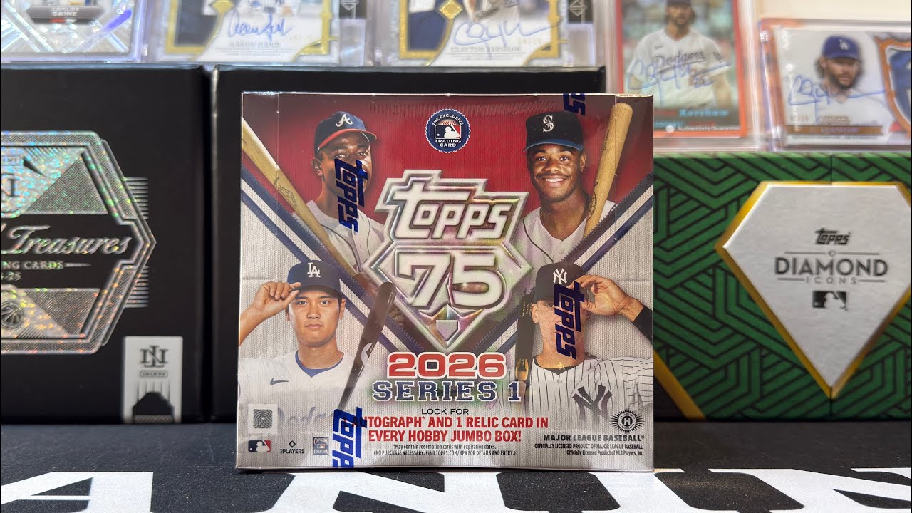 2026 Topps Series One S1 Jumbo 棒球 #球員卡 開拆！ 官網預購200美金一盒