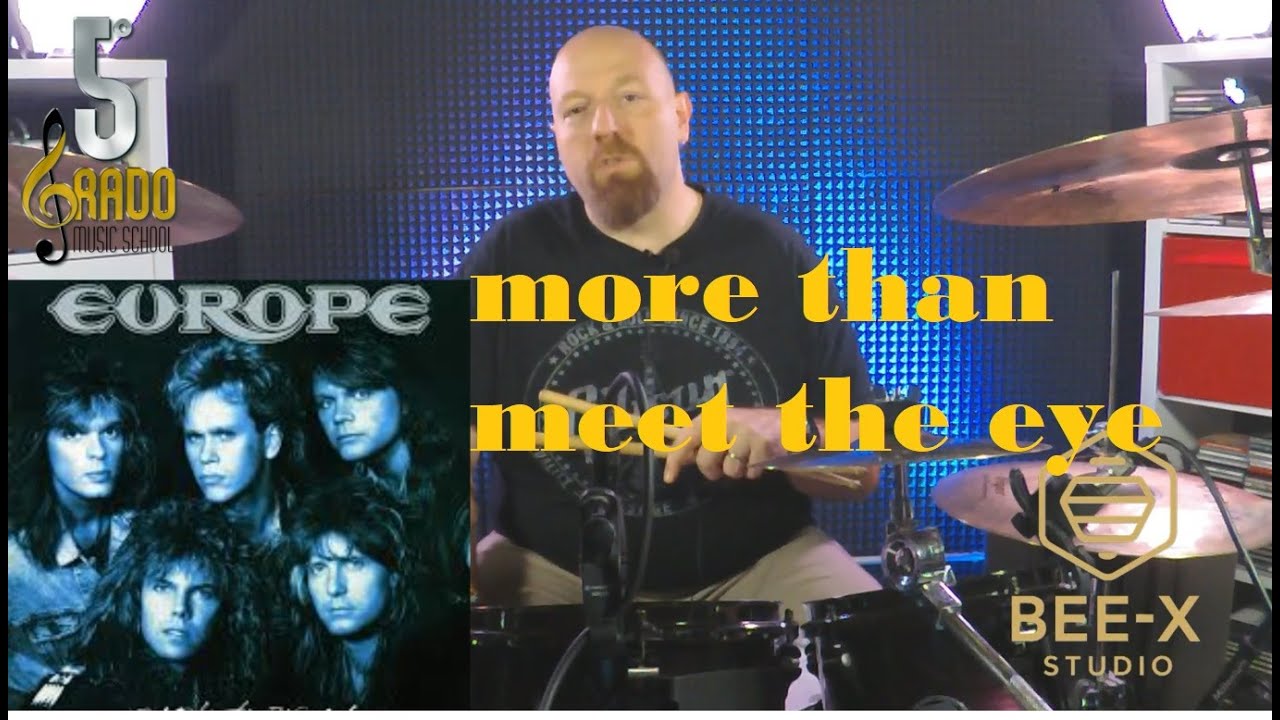 Ti suono - more than meet the eye - EUROPE - DRUM COVER