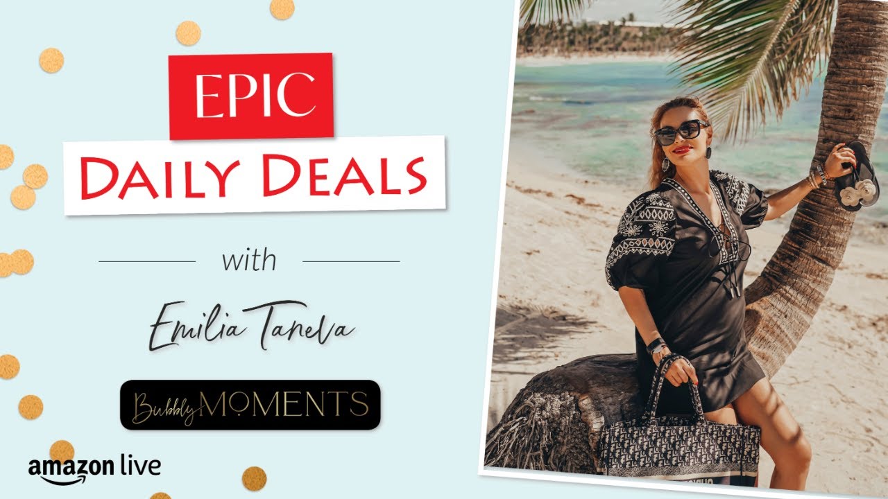 Amazon Live Shopping: January Deals on Home, Tech, Fashion, Beauty & Gift Ideas