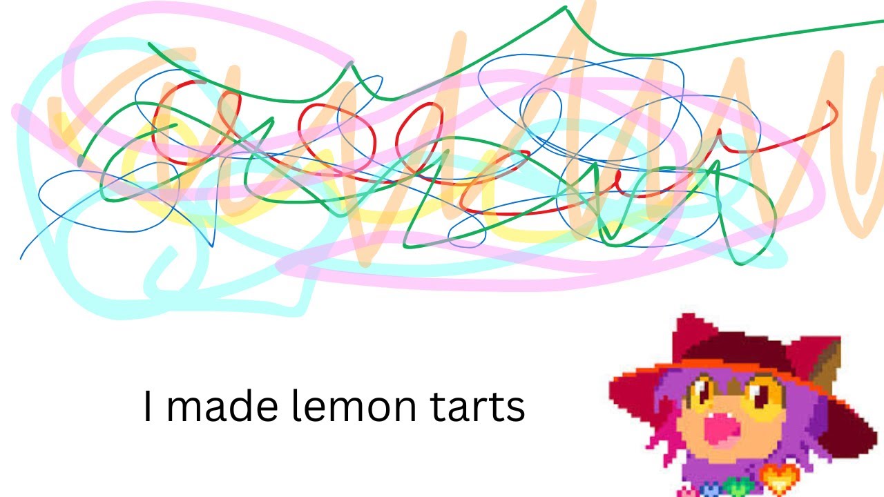 Moonberry ranks colours based on use and vibes (And also eats lemon tarts)