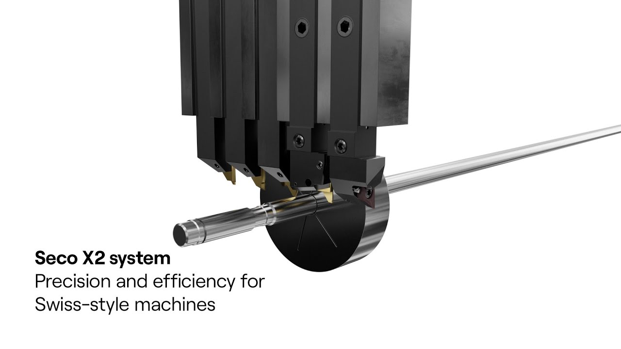 Seco X2 system for small part machining | Seco tools