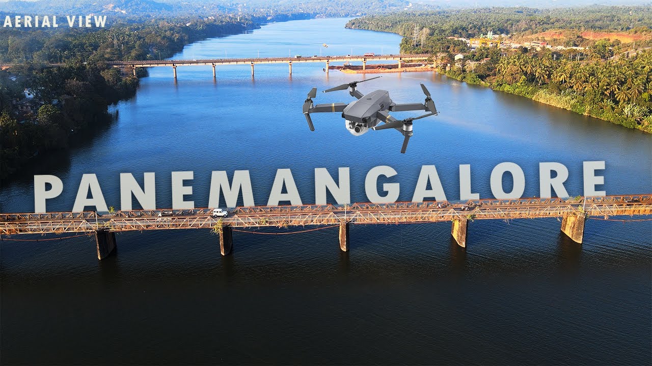 Panemangalore town  |Aerial view | 4K #panemangalore
