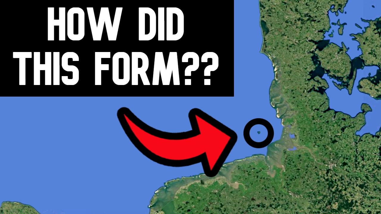 How did this ISOLATED Island form in the North Sea?