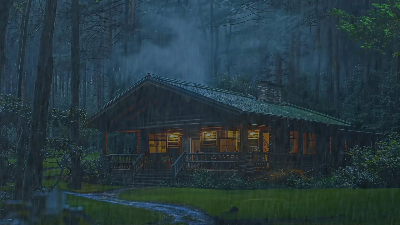 Serene Rainfall in a Tranquil Forest 🌲 Soothing Sounds for Deep Sleep, Inner Healing, Calm Down