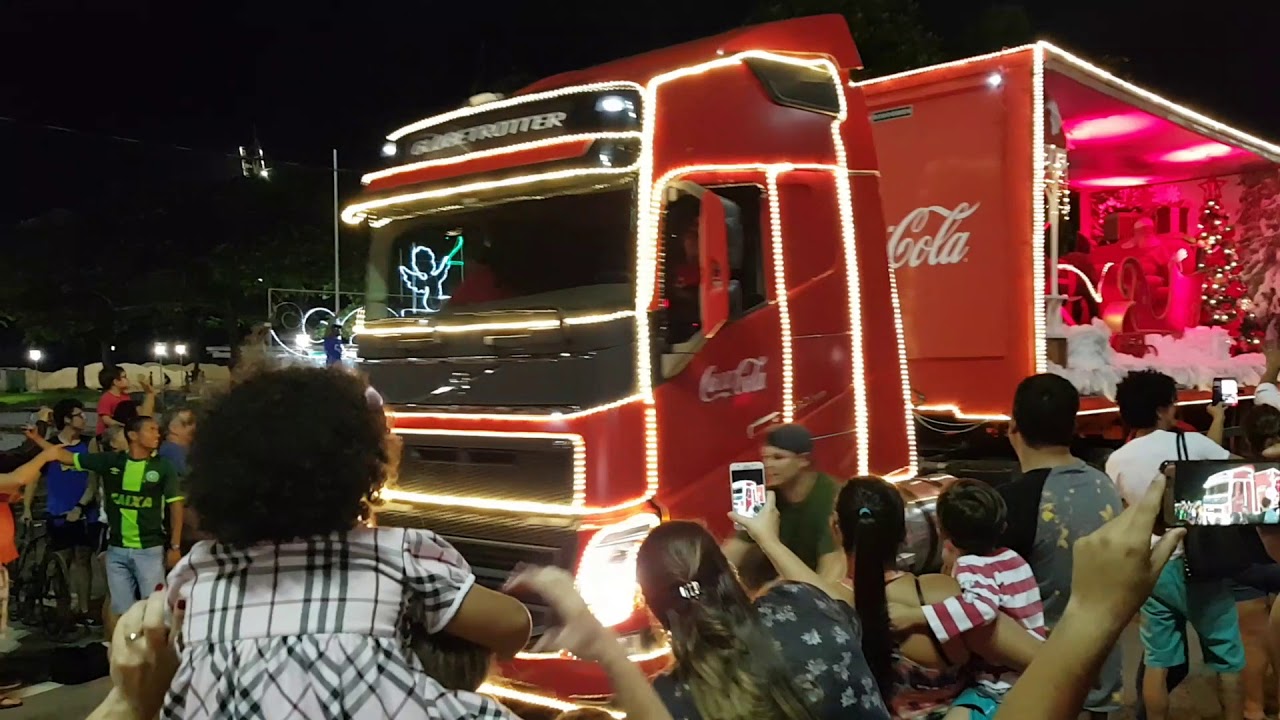 Caminhão da Coca-Cola em Santos 28nov17