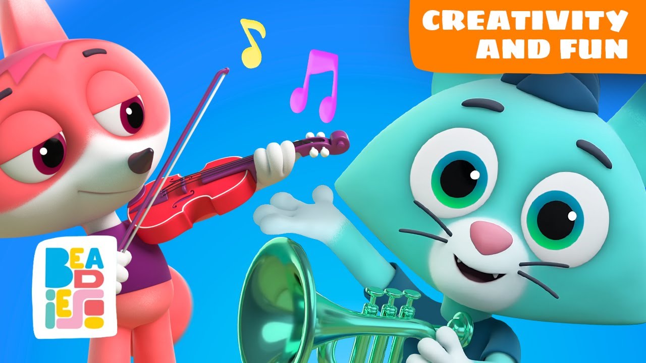 Little Artists: Creativity and Fun with Friends | Beadies kids cartoons