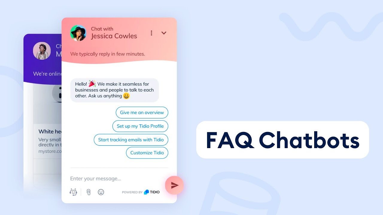 How to Build an FAQ Chatbot for Your E-Commerce Store  I Tidio