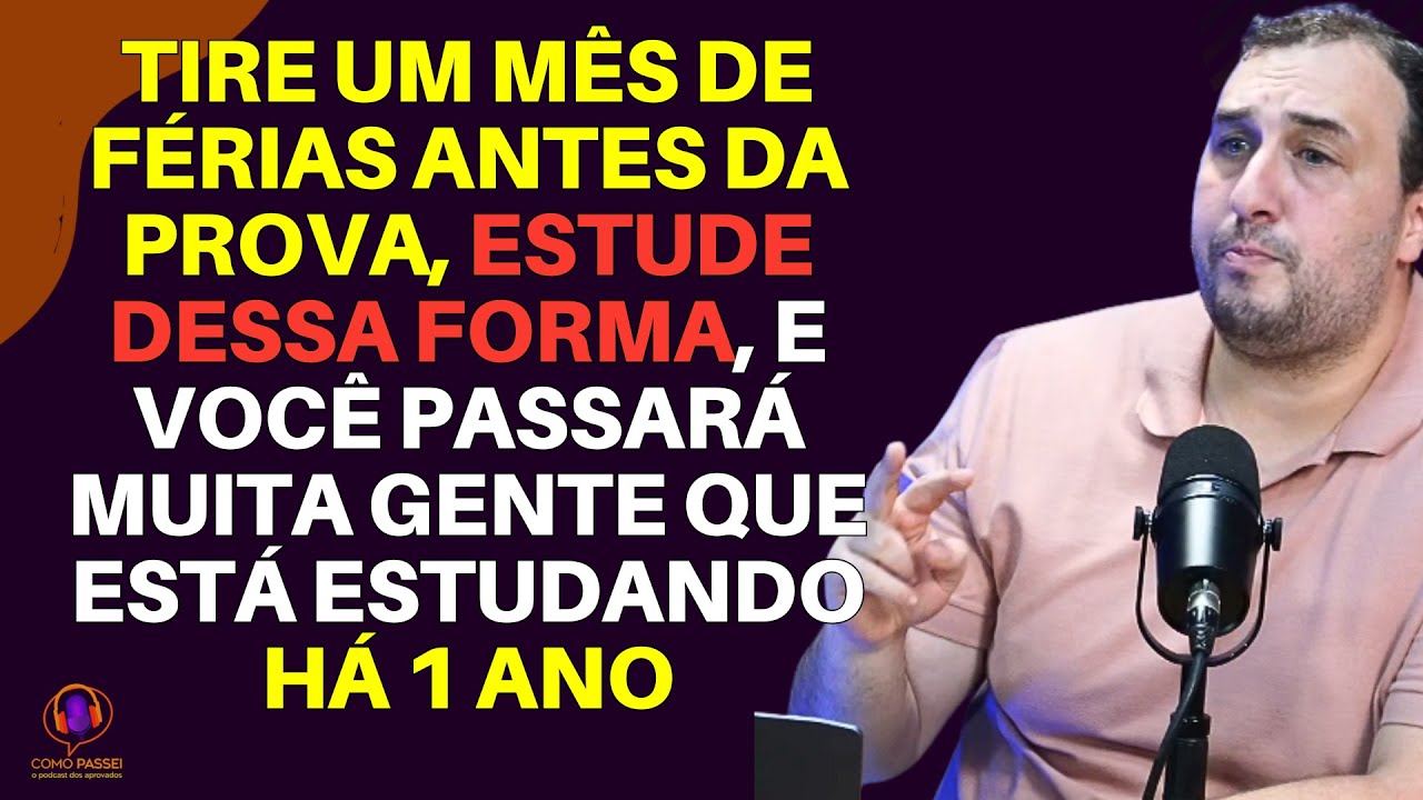 A importância de tirar férias antes de ocorrer a prova do concurso público