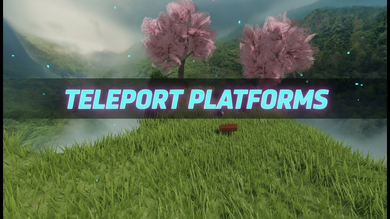 Roblox Project - Teleport Platform with Terrain Scene