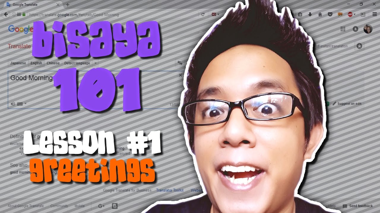 Guy from Davao Duterte City TEACHES you BISAYA | Bisaya 101: Lesson #1 - Greetings