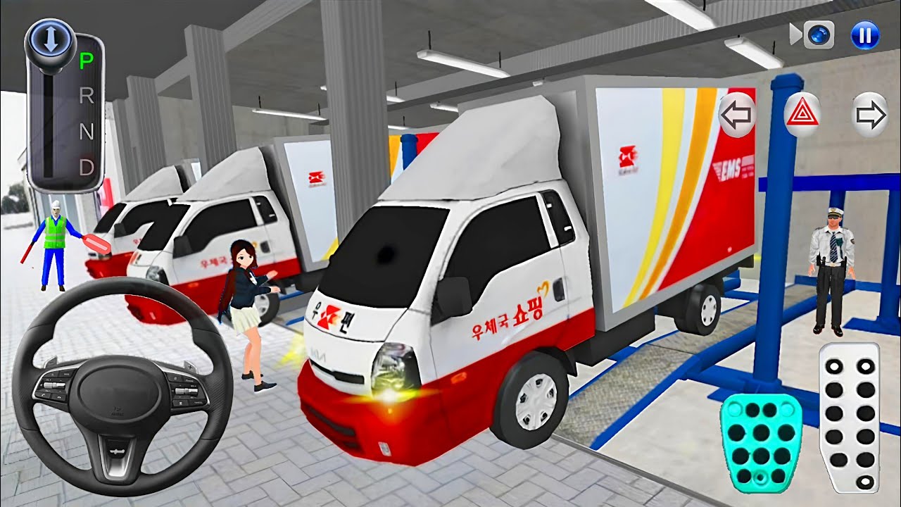 New Kia Pickup Truck & All Van Cars in Auto Repair Shop 🔧🛻 3D Driving Class 2025 - Android Gameplay🎮