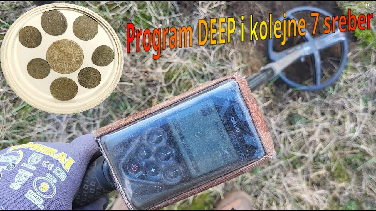 XP Deus - program deep jeszcze wykrzesał 7 sreber na moim poletku odc#14