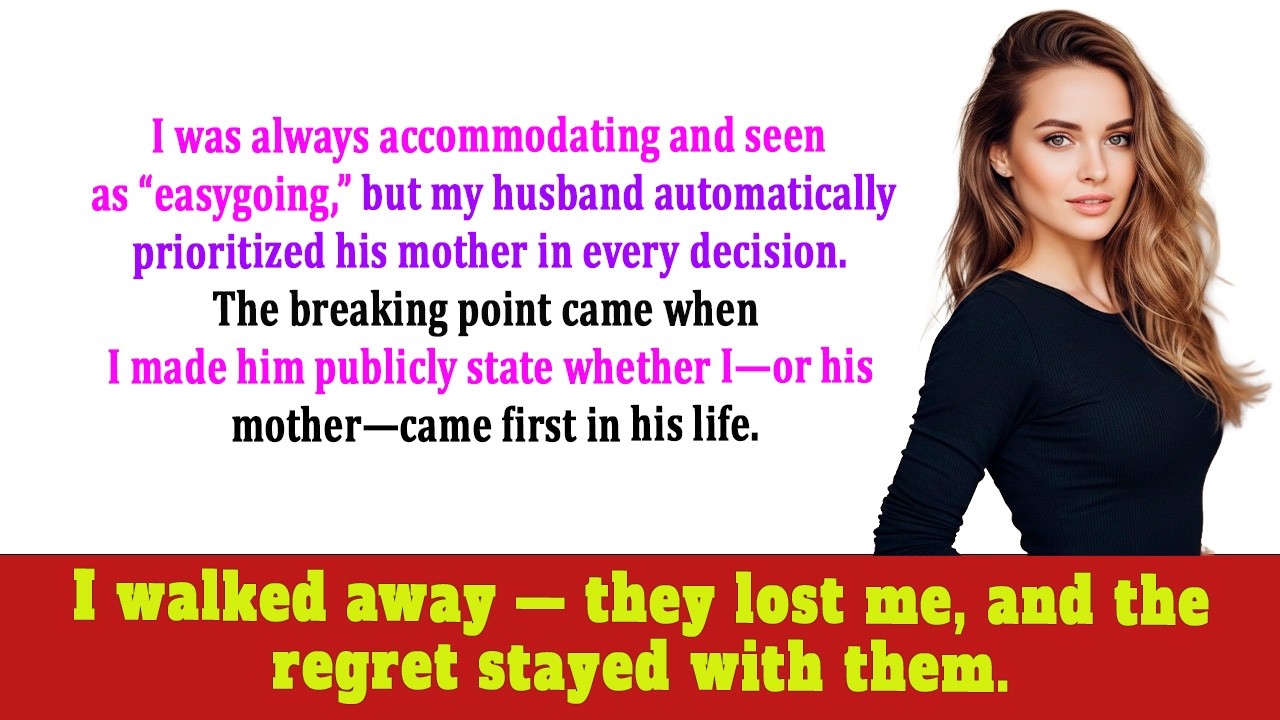 My Husband Chose His Mother Over Me — I Made Him Choose Publicly