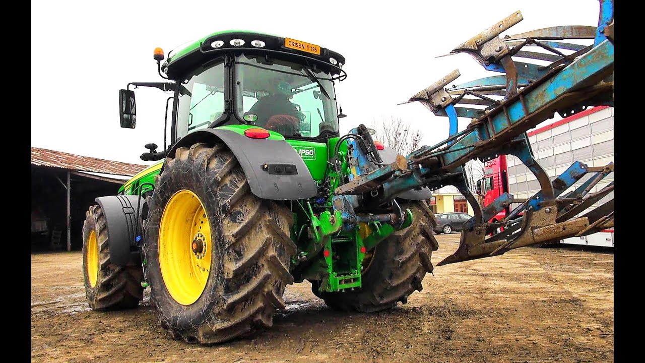 Prezentare-John Deere 8370 R & Plug Lemken-Show-Cehu Silvaniei-17.12.2020