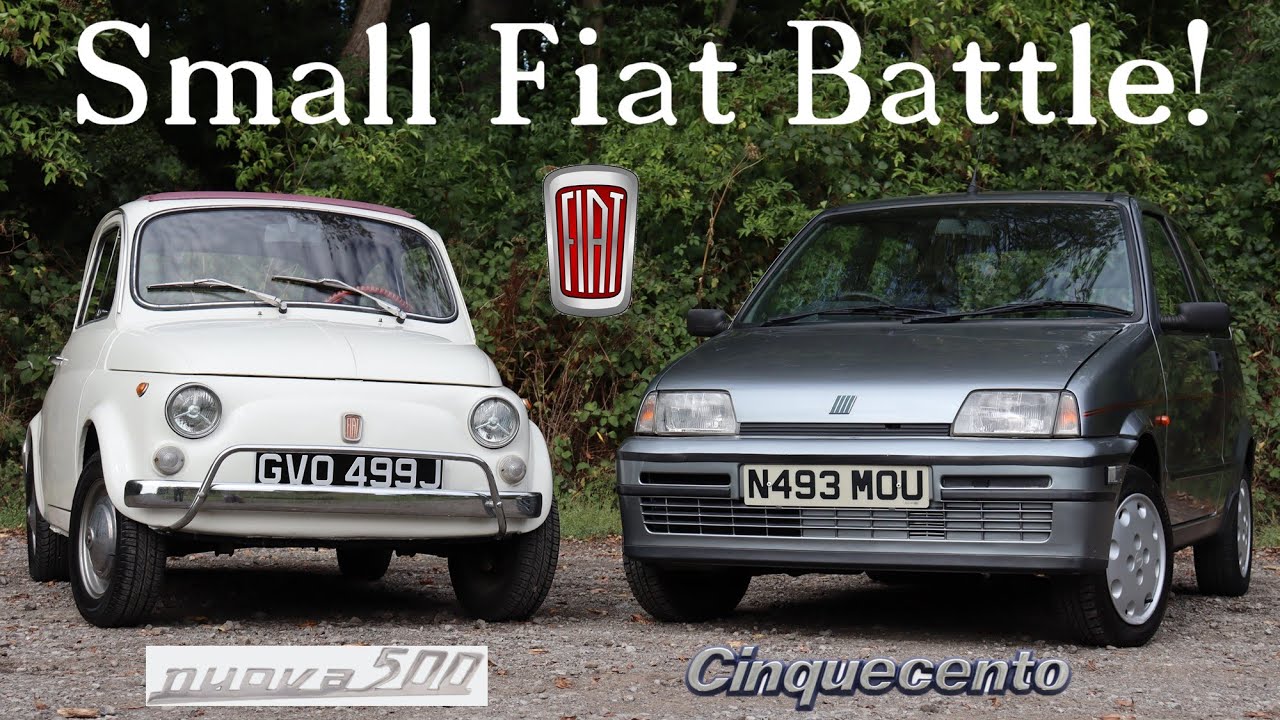 Fiat 500 vs Cinquecento - Small Fiat Family Feud! (1971 500 L & 1996 899 SX Road Test)