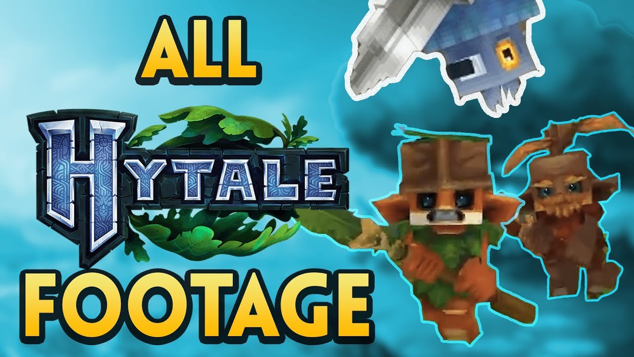 All Hytale GAMEPLAY and FOOTAGE released so far!