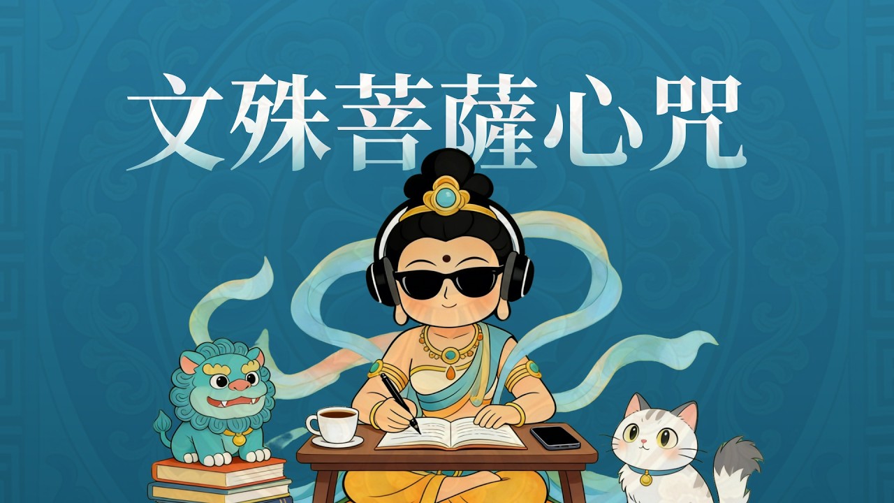 【文殊菩薩心咒Manjushri Mantra】× 赶作业考试加持 × ♫爵士音乐1小时｜嗡 阿惹 巴扎 納諦｜思维敏捷 考试无敌 咖啡厅 学习背景音乐 记忆爆棚