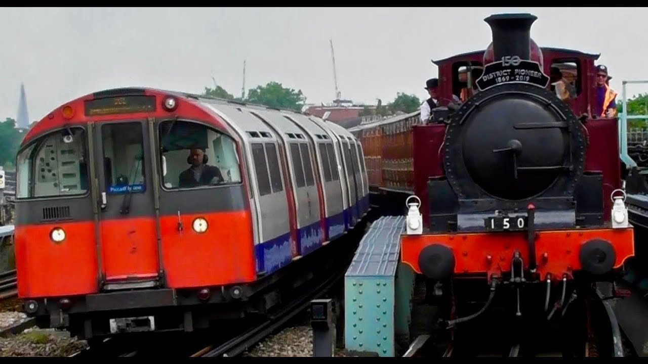 District 150 - Last Steam On The London Underground - Met 1 And Sarah Siddons 22/6/19