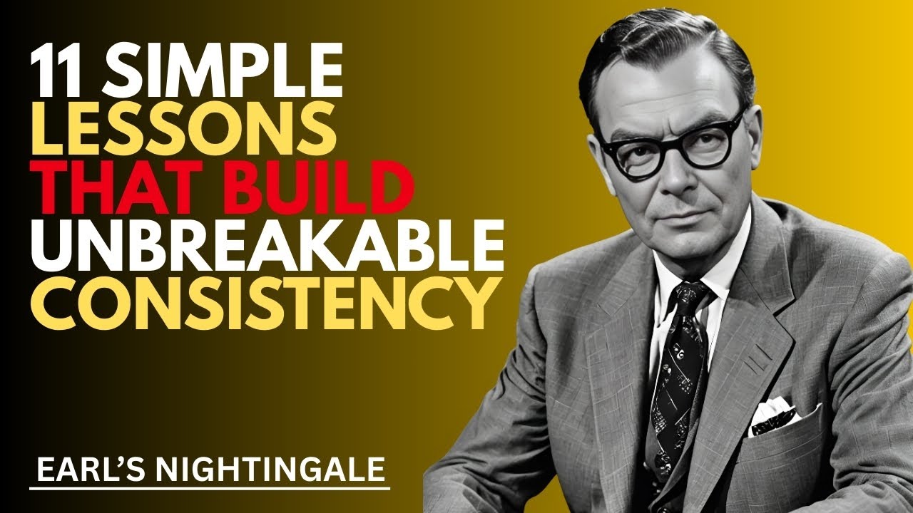 11 Simple Lessons That Build Unbreakable Consistency | Earl's Nightingale | Motivational speaker