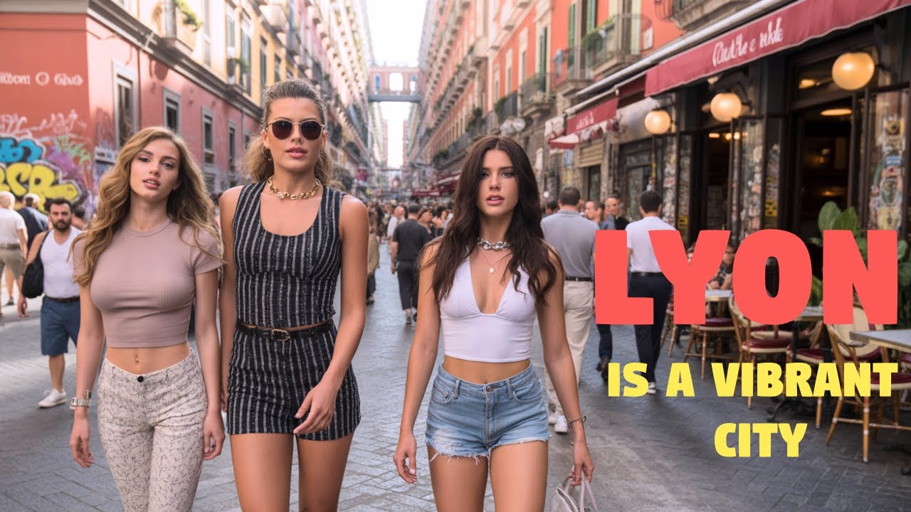 Hidden Streets of Lyon France 4K Walking Tour Peaceful Summer Walk