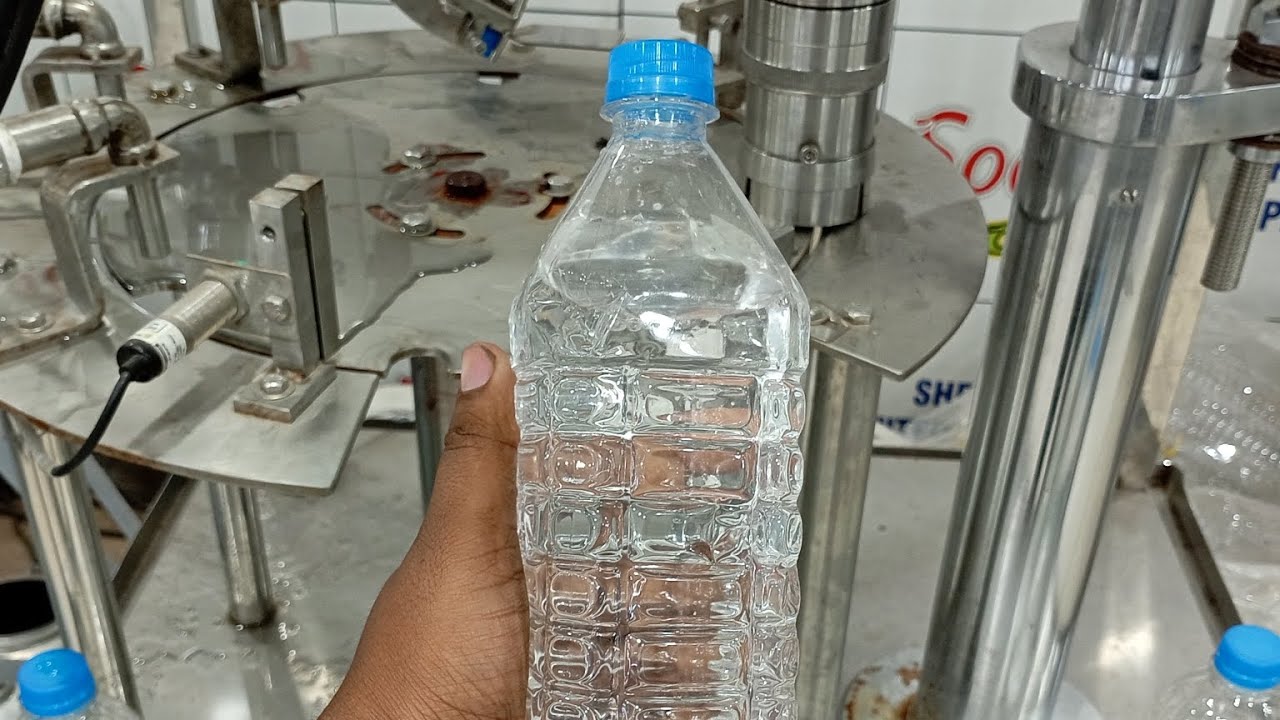 Automatic water filling system!! 9 bpm automatic water bottle filling machine !!MINERAL WATER BOTTLE