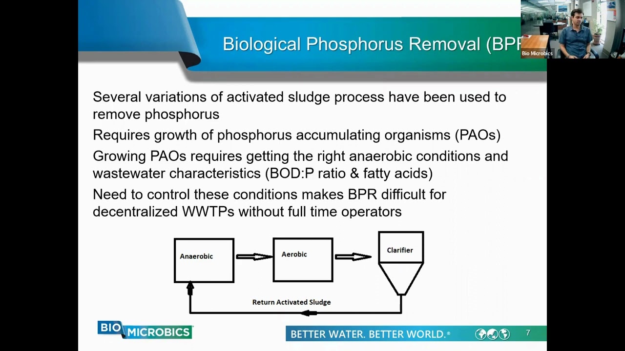 Webinar Recording: Methods for Removing Phosphorus from Wastewater