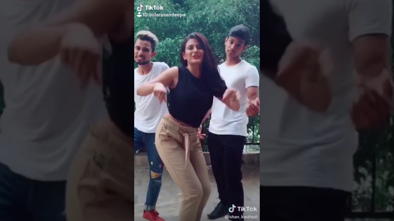 Tiktok with Sagith brother and chamathka lakmini(actress)