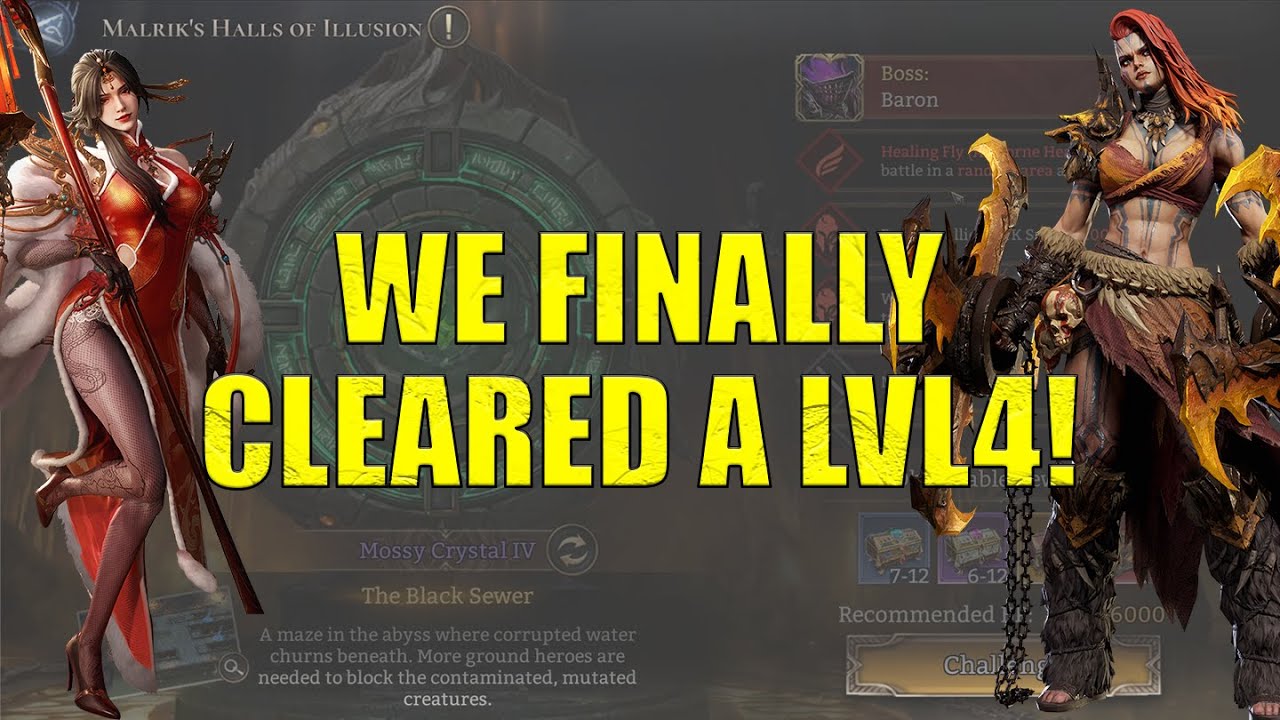 Level 4 Malrik Trials Cleared! | Baron + Healing Flies [Watcher Of Realms]