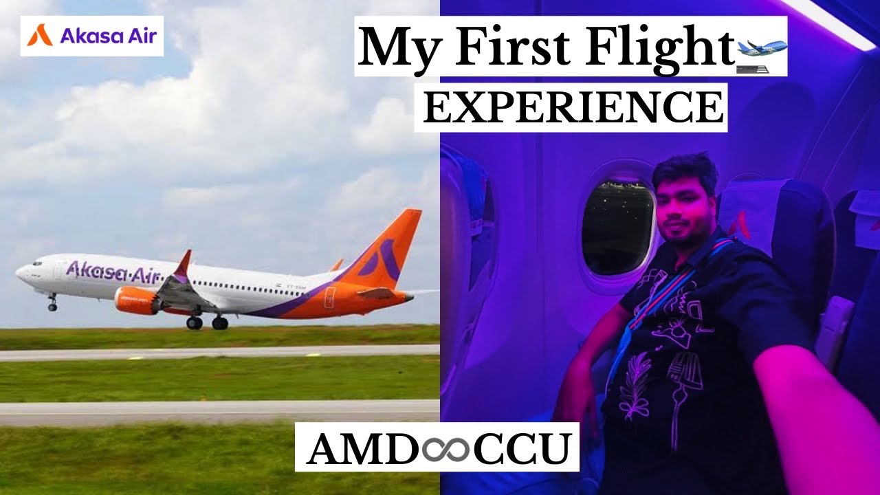 ✈️ Ahmedabad to Kolkata (CCU) with Akasa Air – Early Morning Flight Experience 🌅