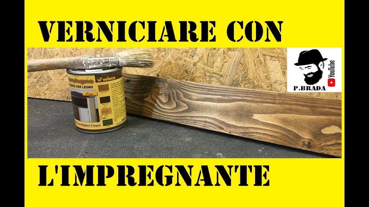 Come verniciare il legno con l'impregnante Fai da Te
