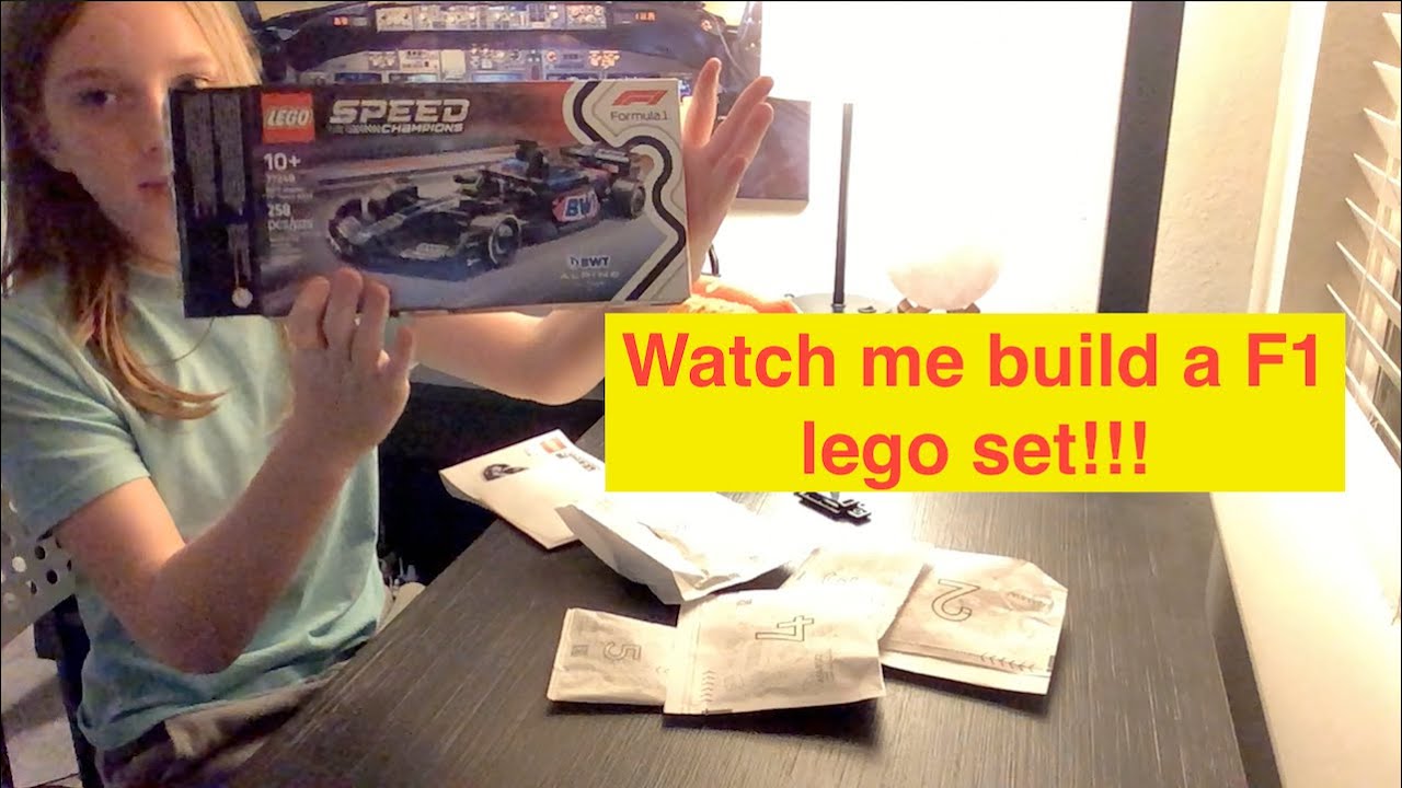 Building the alpine f1 lego set