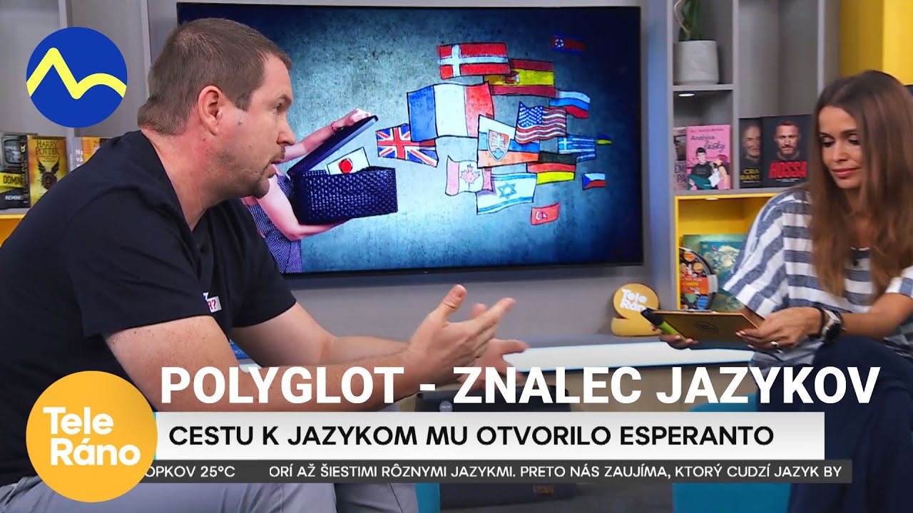 Polygot - Peter hovorí šiestimi jazykmi | Teleráno