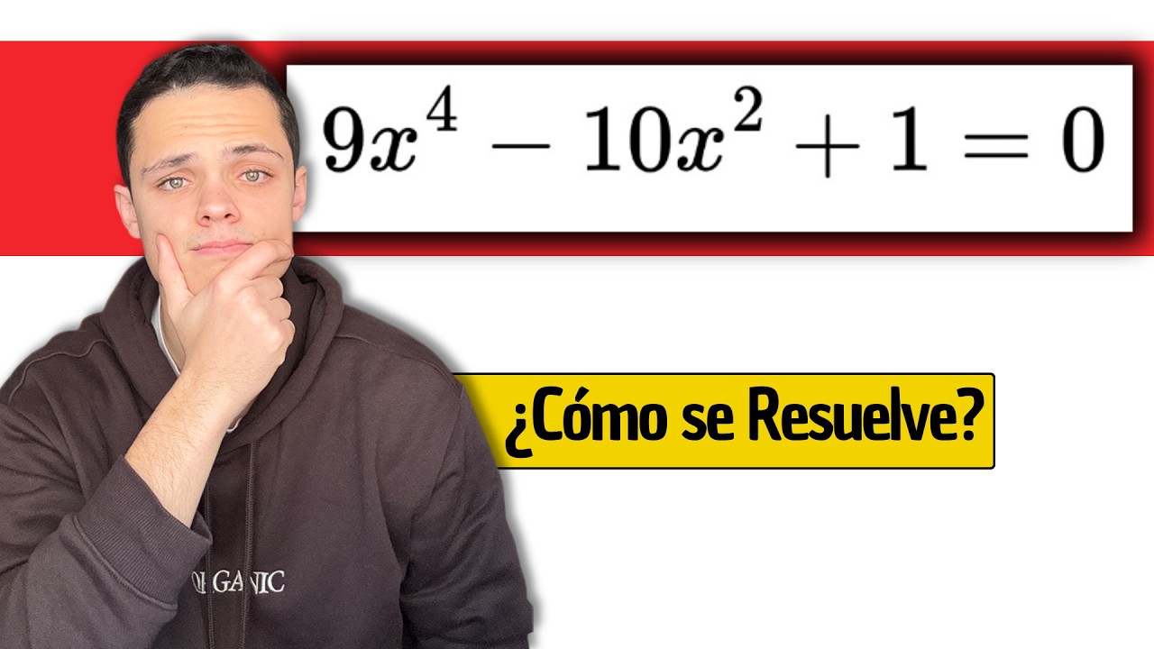 ECUACIÓN BICUADRADA 📝 | Resuelta con Cambio de Variable