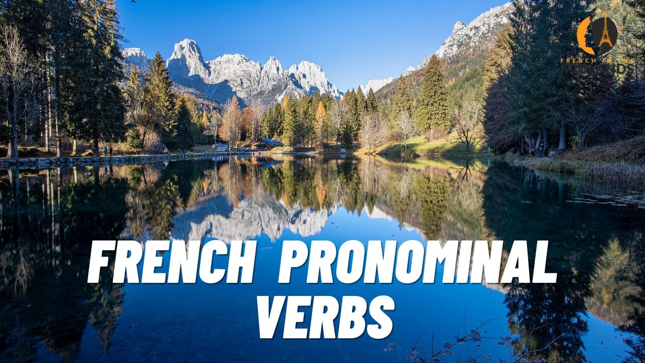 Pronominal and reflexive verbs in French - the four main categories