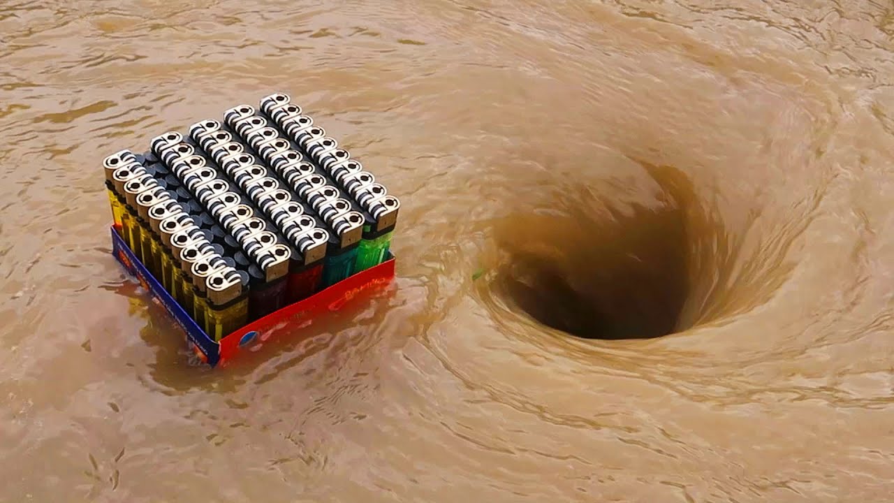 Relaxing Whirlpool Video With Everything - Experiment #37