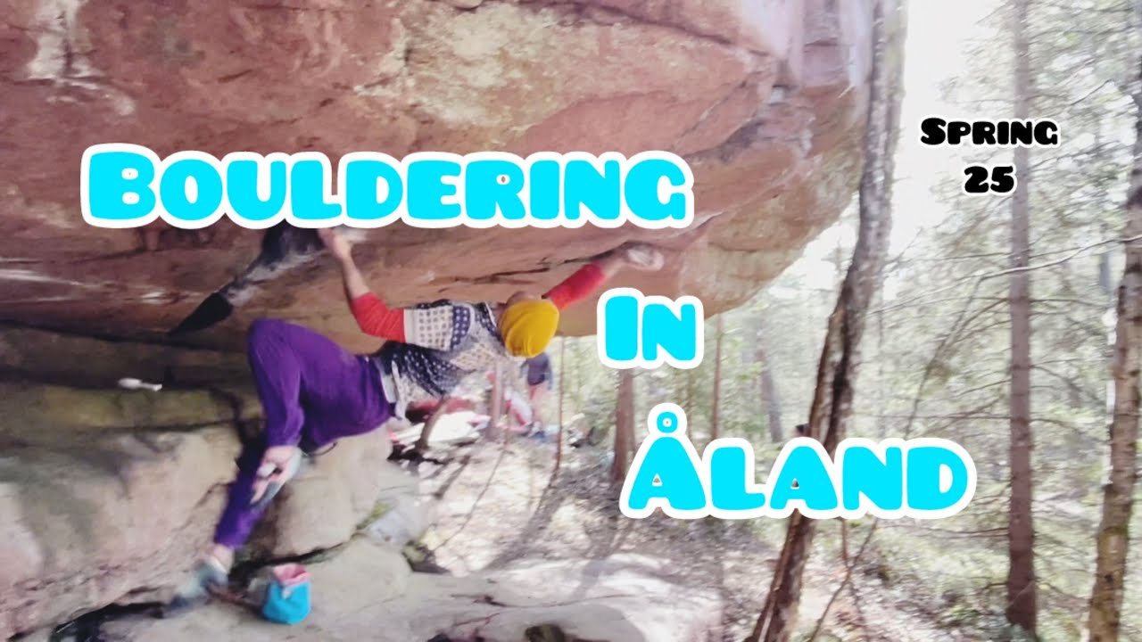Finland bouldering in Åland, Spring 25