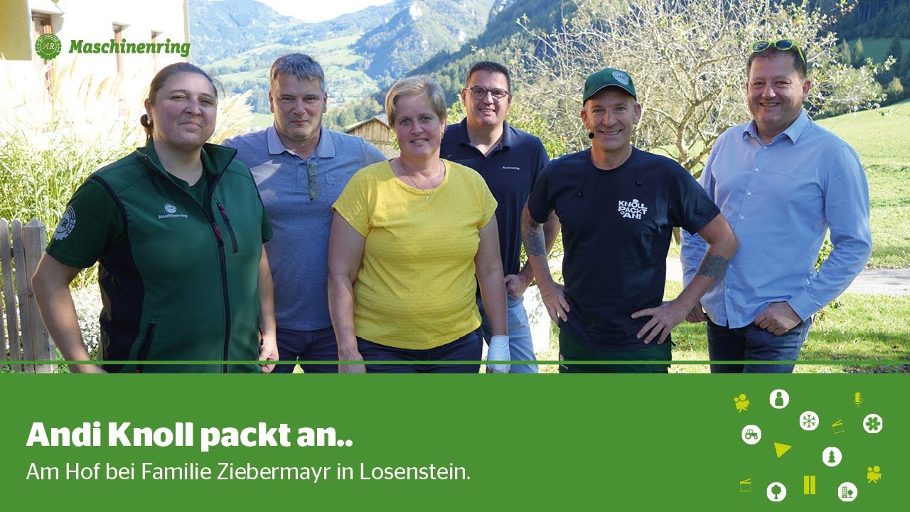 Knoll packt an: am Bauernhof