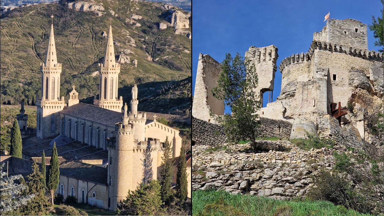 ABBAYE de ST Michel de FRIGOLET - Château de BOULBON (La Montagnette) :   : 12 Mars 2026
