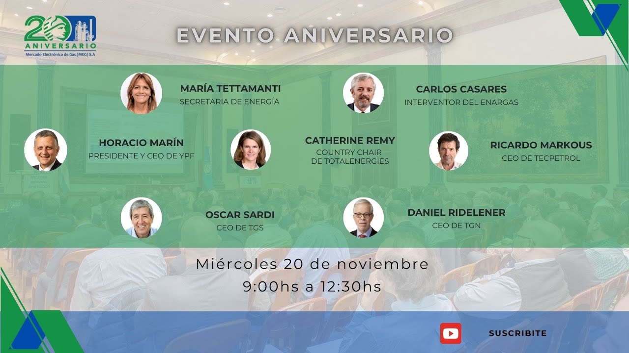 MEGSA 20 Aniversario - ¡EN VIVO! MIERCOLES 20 de NOVIEMBRE a las 9:00