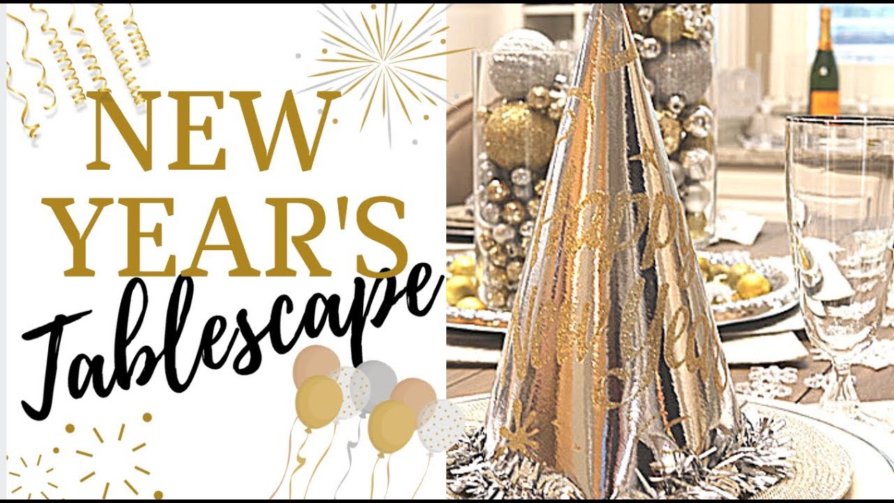NEW YEAR'S TABLESCAPE COLLABORATION 2019 | #newyearstablescape2019