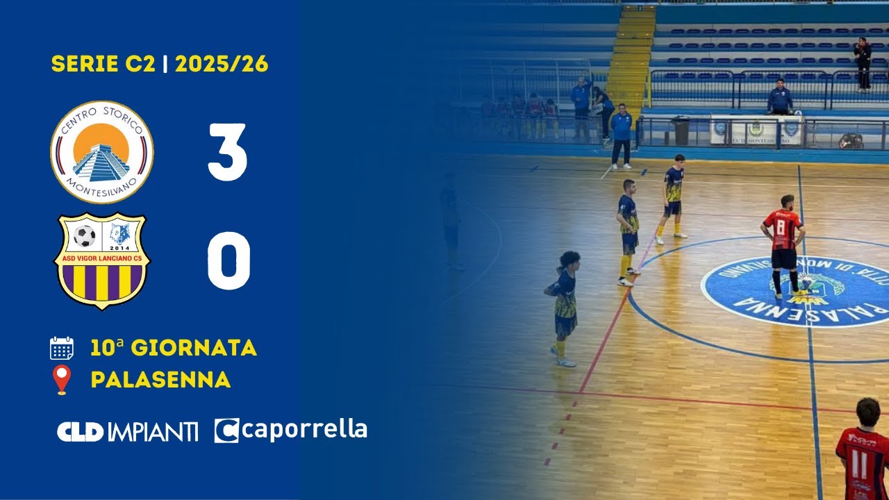 Serie C2 | Centro Storico Montesilvano - Vigor Lanciano 3-0 (Gol & Highlights) | 10&ordf;Giornata 2025/26