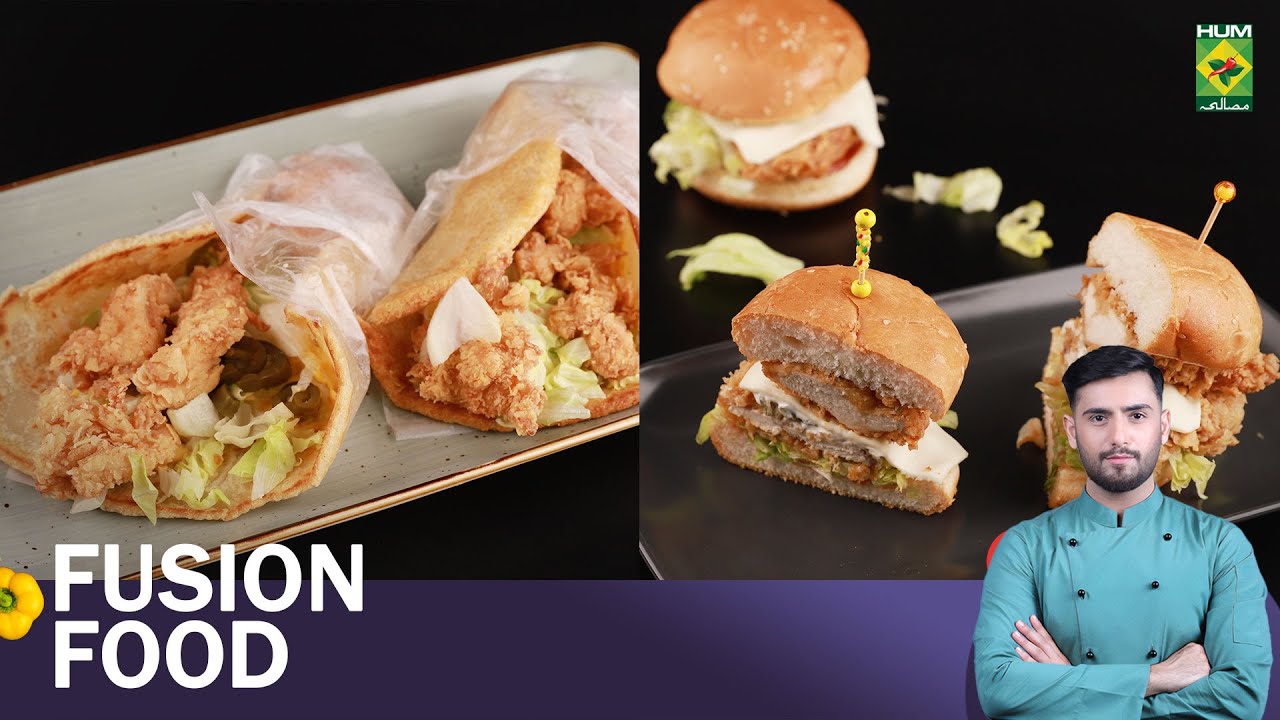 Zinger Roll & Zesty Burgers | Fusion Food | Chef Saad | 25 Sept | MasalaTV