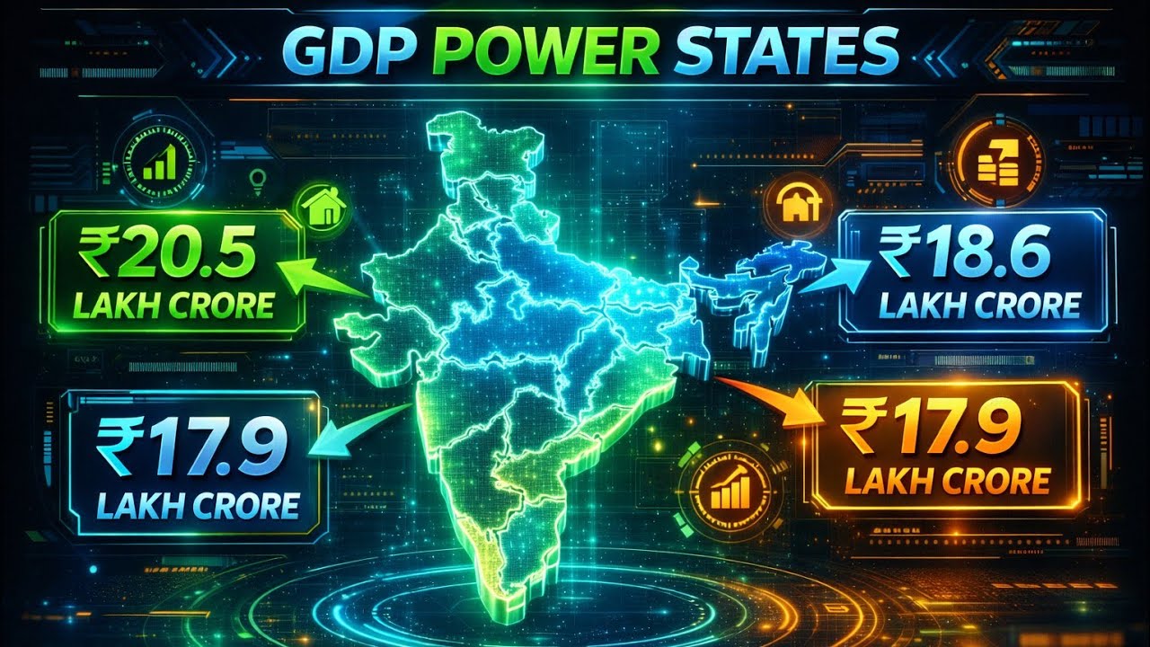 भारत के टॉप 10 सबसे अमीर राज्य 💰 | Richest States in India (Latest Data)#india #facts #trending 