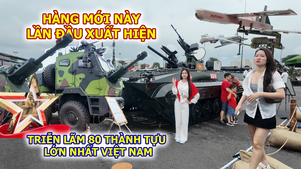BẤT NGỜ XUẤT HIỆN KHÍ TÀI MỚI Ở TRIỂN LÃM 80 NĂM THÀNH TỰU ĐẤT NƯỚC | TRIỂN LÃM QUỐC GIA VIỆT NAM