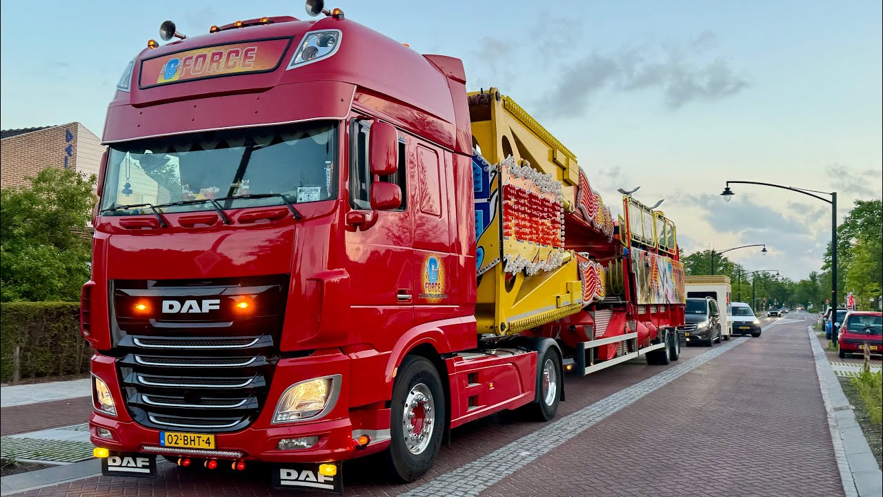 Kermis Heerhugowaard 2025 Transport en opbouw Deel 2