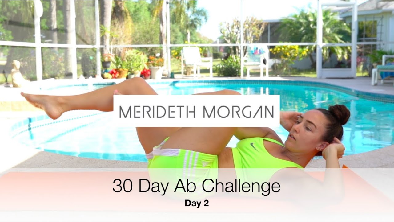 Merideth Morgan's 30 Day Ab Challenge   Day 2 [10 MIN INTENSE AB WORKOUT // No Equipment]
