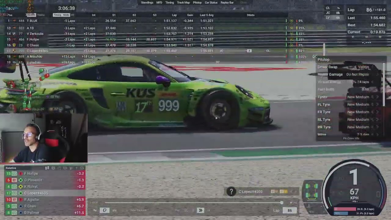 LMU 6 hours of Monza TULA Motorsports con Charlie y Jorge