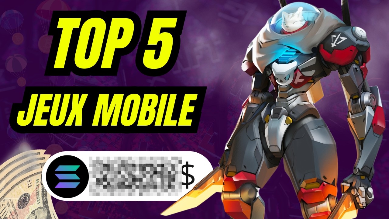 TOP 5 des Jeux Mobiles sur Solana : L’Aventure Play to Earn à portée de main