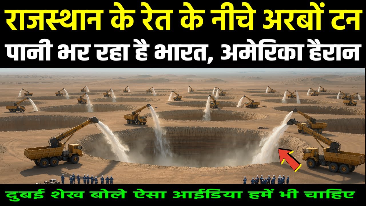 राजस्थान के रेत के नीचे अरबों टन पानी भर रहा है भारत, अमेरिका हैरान | Ankit Awasthi Sir